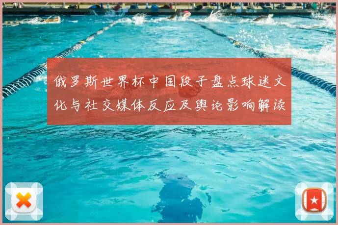 俄罗斯世界杯中国段子盘点球迷文化与社交媒体反应及舆论影响解读